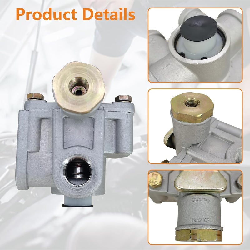 ZUVELLO 103010 Air Brake Relay Valve Fit For 103010X TR103010 - Image 4